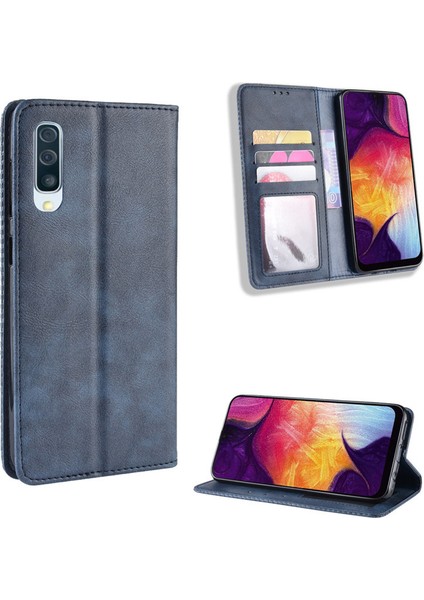 Samsung Galaxy A30S Cüzdan Deri Flip Telefon Kılıfı (Yurt Dışından)