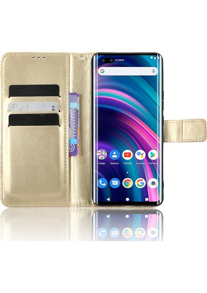 Blu Bold N2 Için Kordonlu Deri Cüzdan Telefon Kılıfı (Yurt Dışından) fiyatları