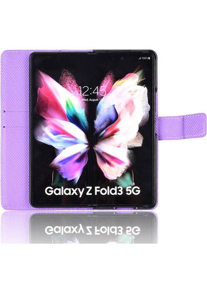 Samsung Galaxy Z Fold 3 5g Kart Yuvalı Deri Cüzdan Telefon Kılıfı (Yurt Dışından)