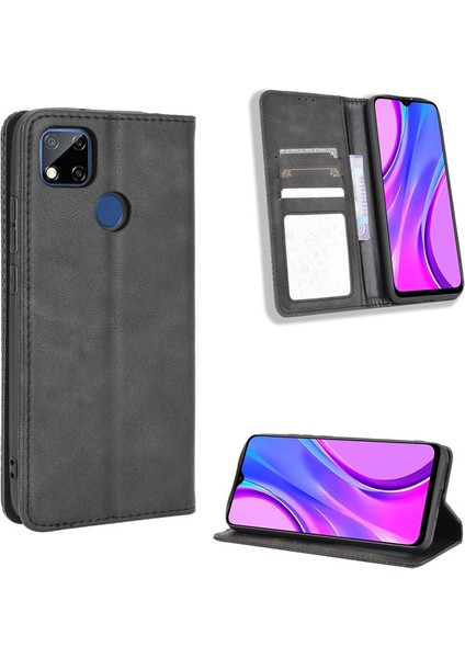 Xiaomi Redmi 9c Cüzdan Deri Flip Telefon Kılıfı (Yurt Dışından)
