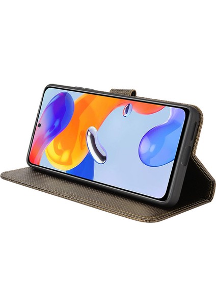 Xiaomi Redmi Note 11 Pro Kart Yuvalı Deri Cüzdan Telefon Kılıfı (Yurt Dışından) fiyatları