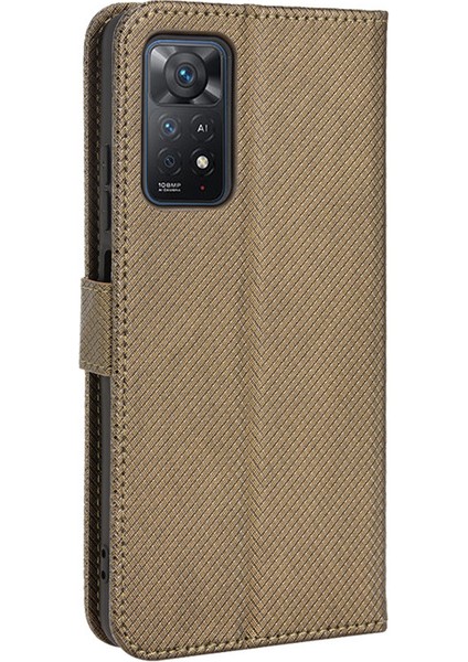 Xiaomi Redmi Note 11 Pro Kart Yuvalı Deri Cüzdan Telefon Kılıfı (Yurt Dışından) fırsatları