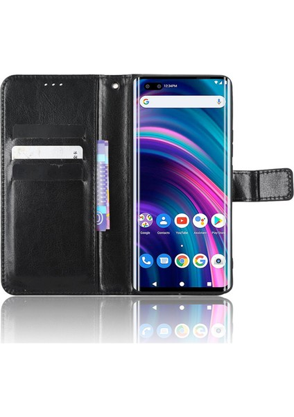 Blu Bold N2 Için Kordonlu Deri Cüzdan Telefon Kılıfı (Yurt Dışından) fiyatları