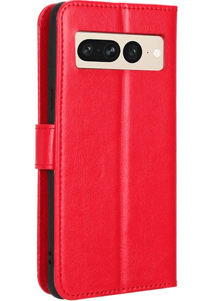 Google Pixel 7 Pro Için Kordonlu Deri Cüzdan Telefon Kılıfı (Yurt Dışından)