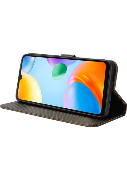 Xiaomi Redmi 10A Kart Yuvalı Deri Cüzdan Telefon Kılıfı (Yurt Dışından)