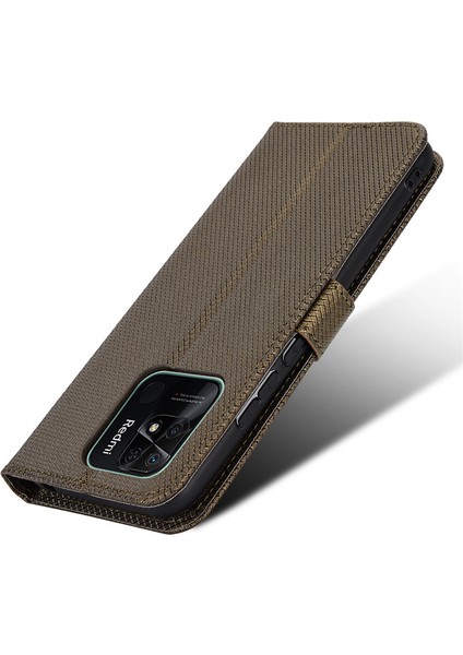 Xiaomi Redmi 10A Kart Yuvalı Deri Cüzdan Telefon Kılıfı (Yurt Dışından)