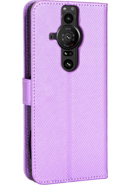 Sony Xperia Pro-I Kart Yuvalı Deri Cüzdan Telefon Kılıfı (Yurt Dışından) fırsatları