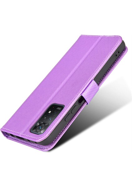 Xiaomi Redmi Note 11 Pro Kart Yuvalı Deri Cüzdan Telefon Kılıfı (Yurt Dışından)