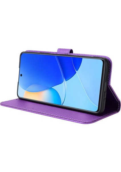 Huawei Nova 9 Se Kart Yuvalı Deri Cüzdan Telefon Kılıfı (Yurt Dışından)