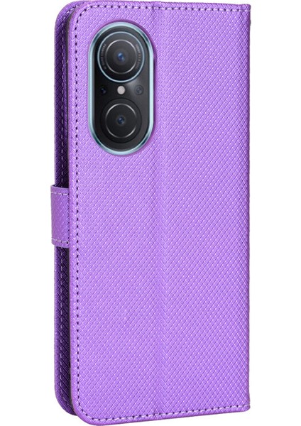 Huawei Nova 9 Se Kart Yuvalı Deri Cüzdan Telefon Kılıfı (Yurt Dışından)