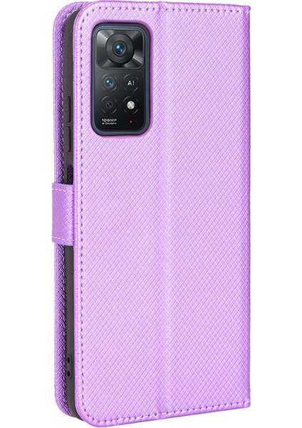 Xiaomi Redmi Note 11E Pro Kart Yuvalı Deri Cüzdan Telefon Kılıfı (Yurt Dışından)