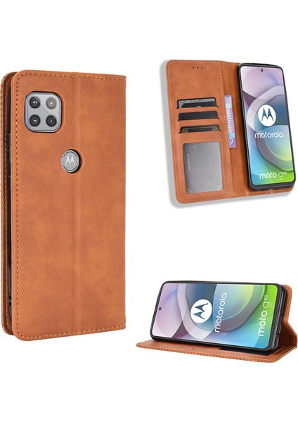Motorola Moto G 5g Cüzdan Deri Flip Telefon Kılıfı (Yurt Dışından)