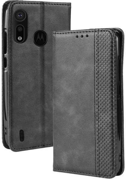 Motorola Moto P40 Play Cüzdan Deri Flip Telefon Kılıfı (Yurt Dışından)