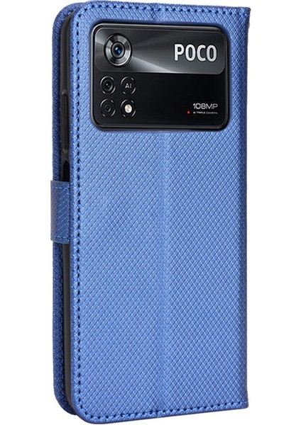 Xiaomi Poco X4 Pro 5g Kart Yuvalı Deri Cüzdan Telefon Kılıfı (Yurt Dışından)