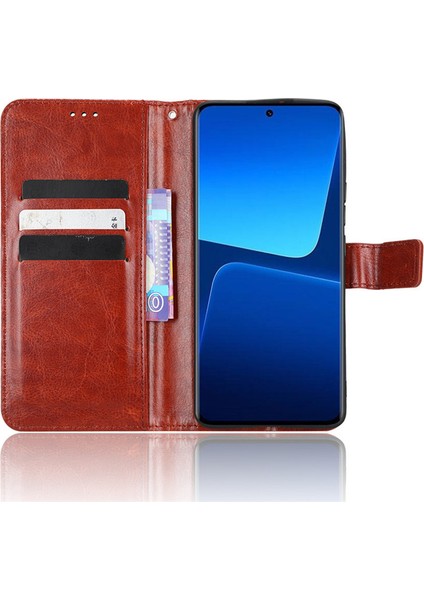 Xiaomi Mi 13 Için Kordonlu Deri Cüzdan Telefon Kılıfı (Yurt Dışından) fiyatları