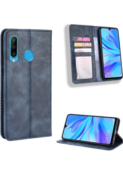 Huawei Nova 4 Cüzdan Deri Flip Telefon Kılıfı (Yurt Dışından)