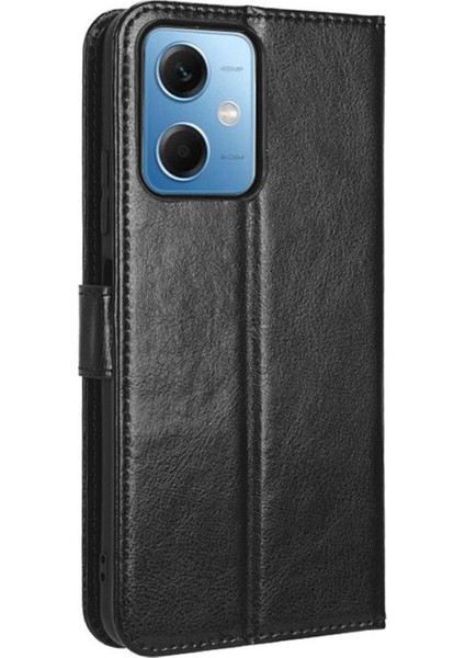 Xiaomi Redmi Note 12 Için Kordonlu Deri Cüzdan Telefon Kılıfı (Yurt Dışından)