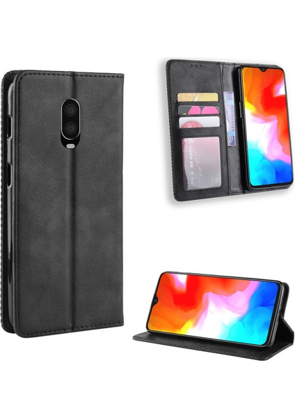 Oneplus 6t Cüzdan Deri Flip Telefon Kılıfı (Yurt Dışından)