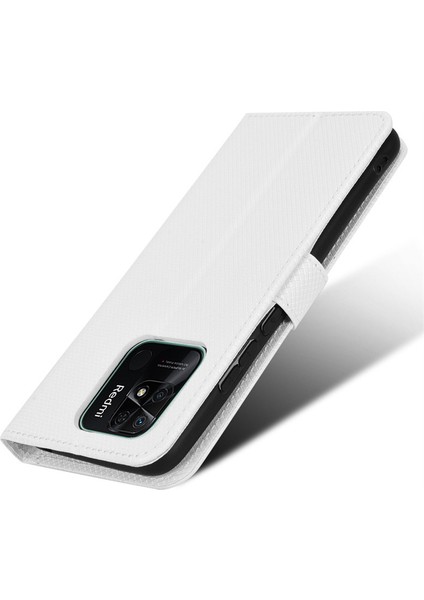 Xiaomi Redmi 10C Kart Yuvalı Deri Cüzdan Telefon Kılıfı (Yurt Dışından)
