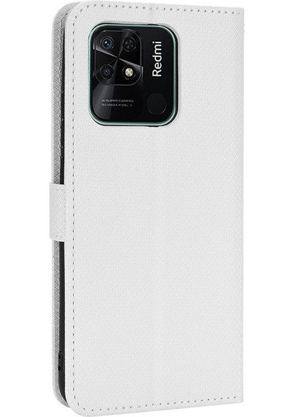 Xiaomi Redmi 10C Kart Yuvalı Deri Cüzdan Telefon Kılıfı (Yurt Dışından)