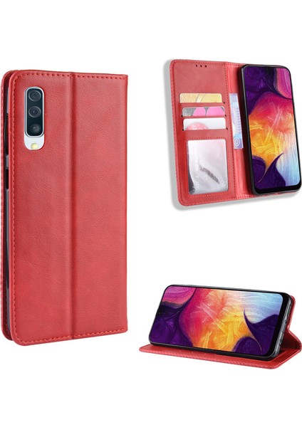 Samsung Galaxy A70 Cüzdan Deri Flip Telefon Kılıfı (Yurt Dışından)