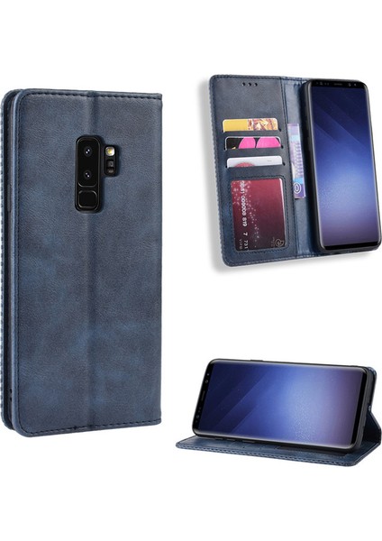 Samsung Galaxy S9 Plus Cüzdan Deri Flip Telefon Kılıfı (Yurt Dışından)