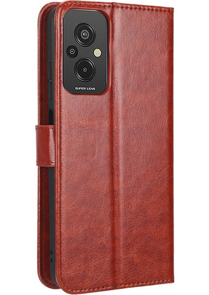 Xiaomi Redmi 11 Prime 5g Için Kordonlu Deri Cüzdan Telefon Kılıfı (Yurt Dışından)