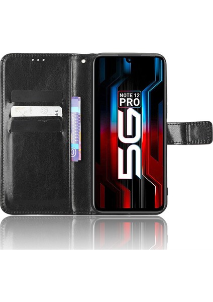 Infinix Note 12 G88 Için Kordonlu Deri Cüzdan Telefon Kılıfı (Yurt Dışından)