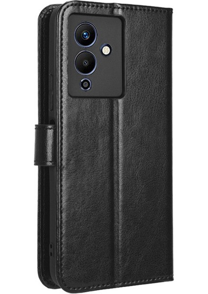 Infinix Note 12 G88 Için Kordonlu Deri Cüzdan Telefon Kılıfı (Yurt Dışından)