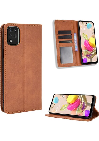 Lg K42 Cüzdan Deri Flip Telefon Kılıfı (Yurt Dışından)