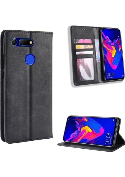 Huawei Honor View 20 Cüzdan Deri Flip Telefon Kılıfı (Yurt Dışından)