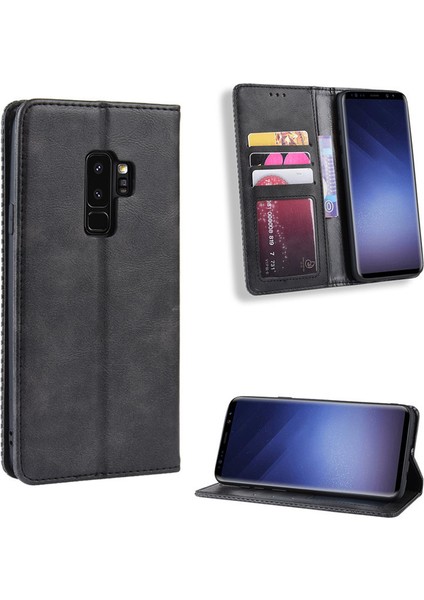 Samsung Galaxy S9 Cüzdan Deri Flip Telefon Kılıfı (Yurt Dışından)