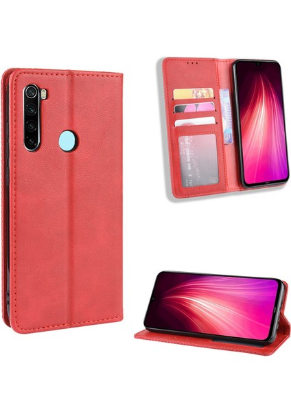 Xiaomi Redmi Note 8 Cüzdan Deri Flip Telefon Kılıfı (Yurt Dışından)