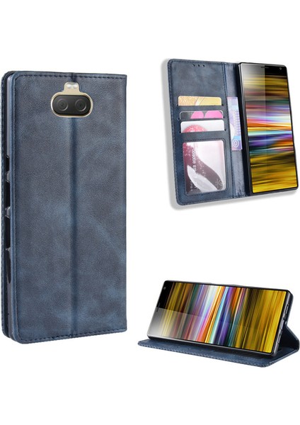 Sony Xperia 10 Plus Cüzdan Deri Flip Telefon Kılıfı (Yurt Dışından)