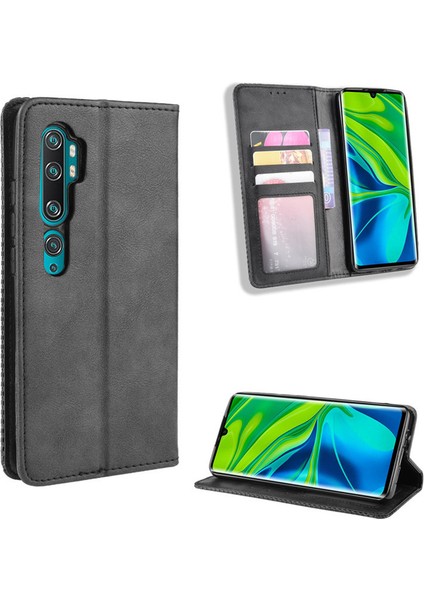 Xiaomi Mi Note 10 Pro Cüzdan Deri Flip Telefon Kılıfı (Yurt Dışından)
