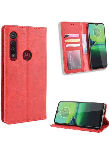 Motorola Moto One Macro Cüzdan Deri Flip Telefon Kılıfı (Yurt Dışından)
