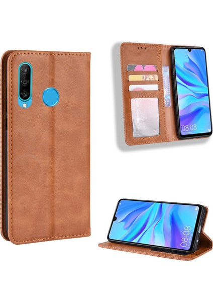 Huawei Honor 20I Cüzdan Deri Flip Telefon Kılıfı (Yurt Dışından)