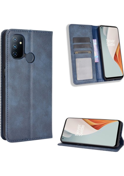 Oneplus Nord N10 5g Cüzdan Deri Flip Telefon Kılıfı (Yurt Dışından)