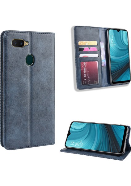 Oppo A12 Cüzdan Deri Flip Telefon Kılıfı (Yurt Dışından)