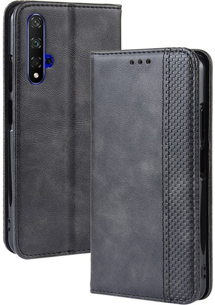 Huawei Nova 5t Cüzdan Deri Flip Telefon Kılıfı (Yurt Dışından)