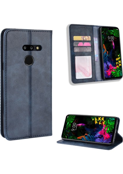 Lg G8 Thinq Cüzdan Deri Flip Telefon Kılıfı (Yurt Dışından)