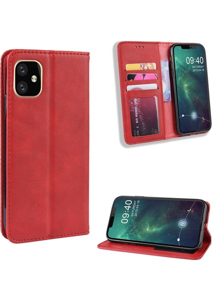 iPhone 11 Pro Max Cüzdan Deri Flip Telefon Kılıfı (Yurt Dışından)