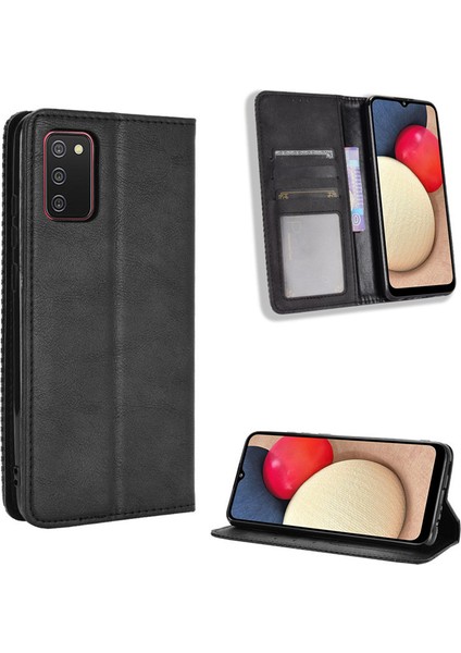 Samsung Galaxy M02S Cüzdan Deri Flip Telefon Kılıfı (Yurt Dışından)