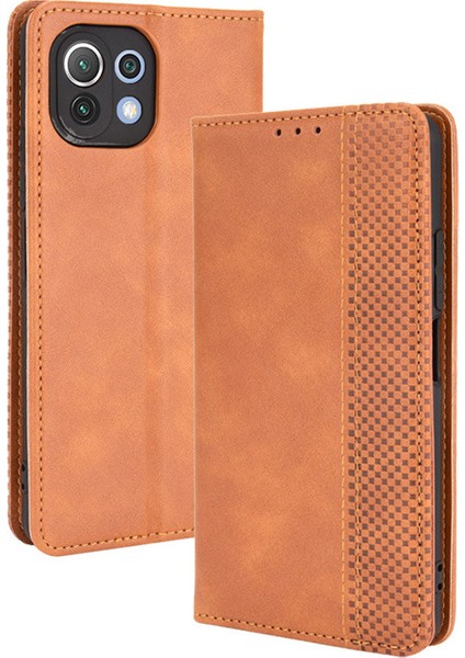 Xiaomi Mi 11 Lite Cüzdan Deri Flip Telefon Kılıfı (Yurt Dışından)