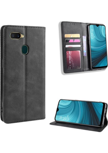 Oppo A12 Cüzdan Deri Flip Telefon Kılıfı (Yurt Dışından)