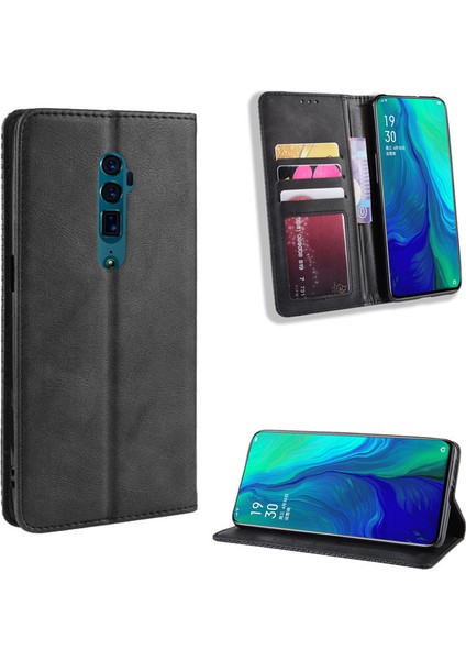 Oppo Reno 10X Zoom Cüzdan Deri Flip Telefon Kılıfı (Yurt Dışından)