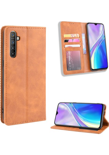 Oppo Realme X2 Cüzdan Deri Flip Telefon Kılıfı (Yurt Dışından)