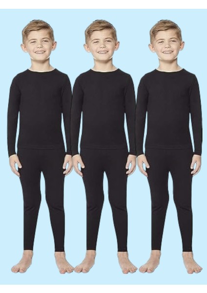 Erkek Çocuk Termal Alt Üst Içlik Takımı 3 Adet