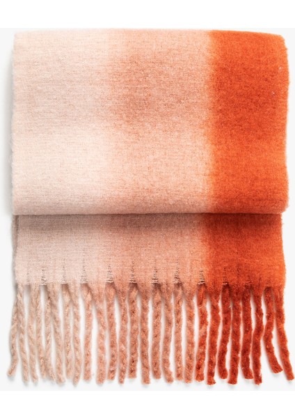 Atkı Renk Geçişli Yumuşak Dokulu Püsküllü fiyatları