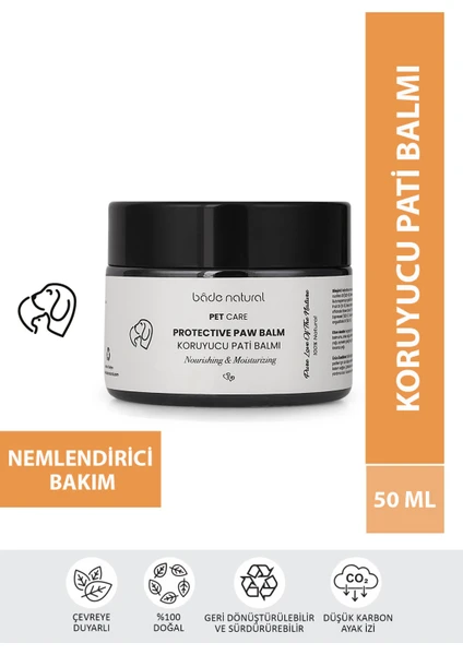 Bade Natural Koruyucu Evcil Hayvan Pati Balmı 50 ml